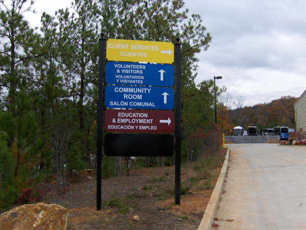 Exterior Wayfinding Sign