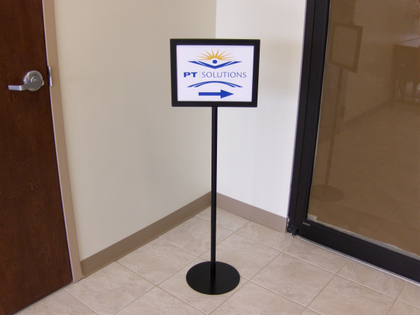 Directional Pedestal Sign