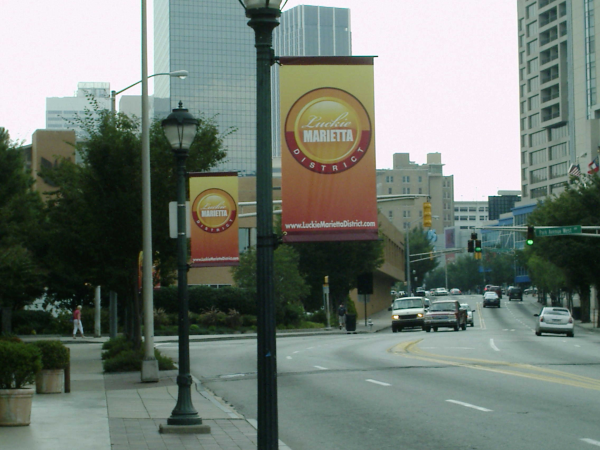 Pole or Boulevard Banner - Atlanta Pole or Boulevard Banner - Atlanta