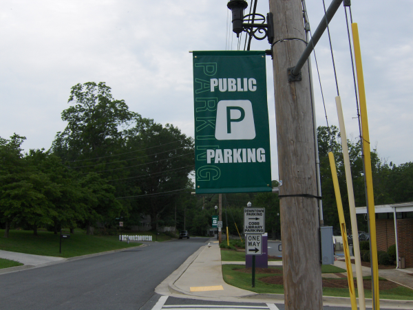 Pole Banner - Parking Pole Banner - Parking