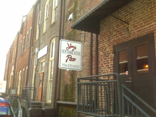 Johnny's Pizza Routed PVC Sign