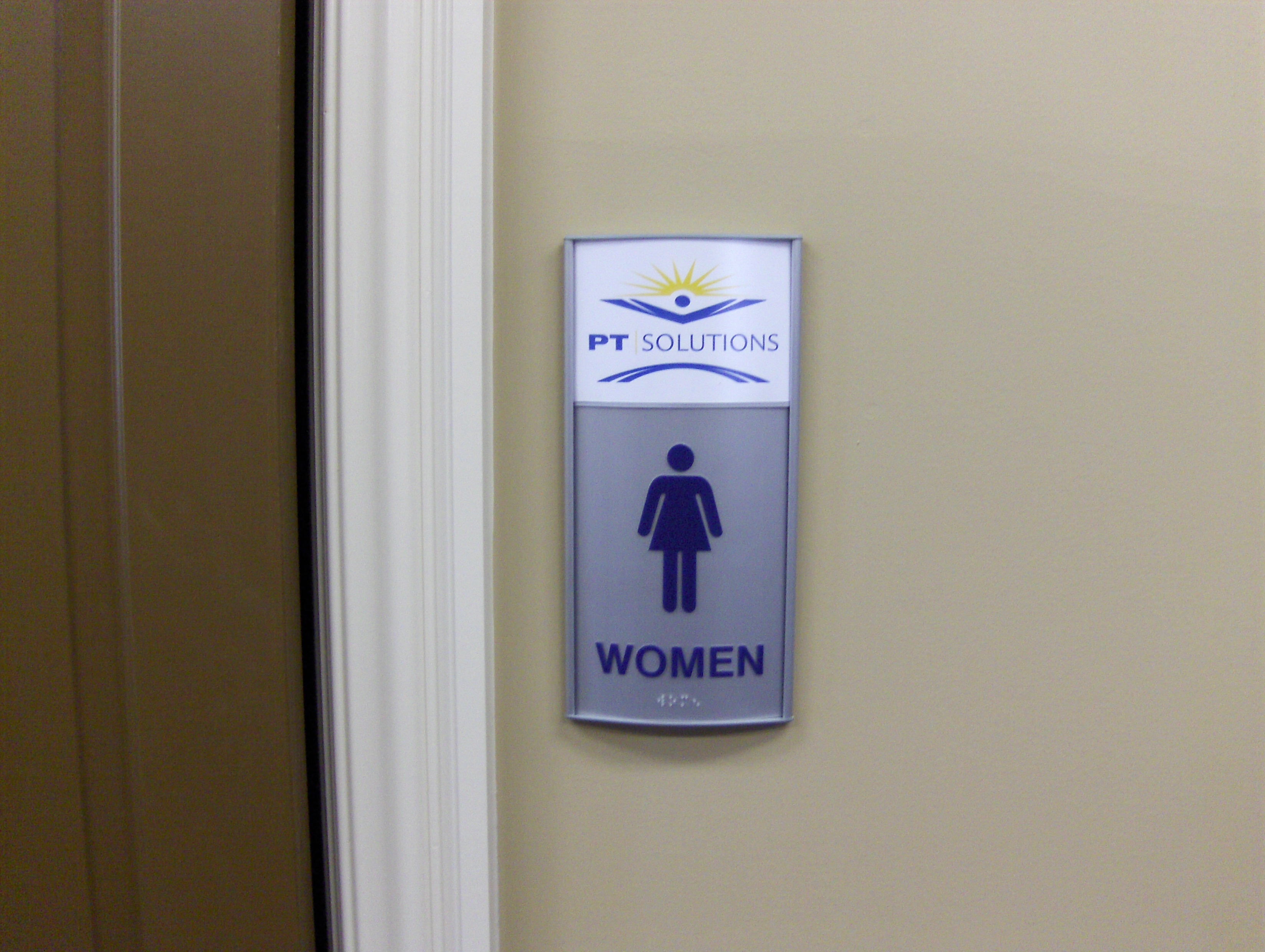 ADA Custom Bathroom Sign