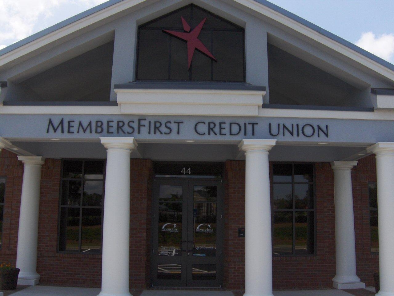 3-D Letter Business Sign - Credit Union