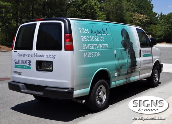 Christian Aid - Sweetwater - Van Wrap