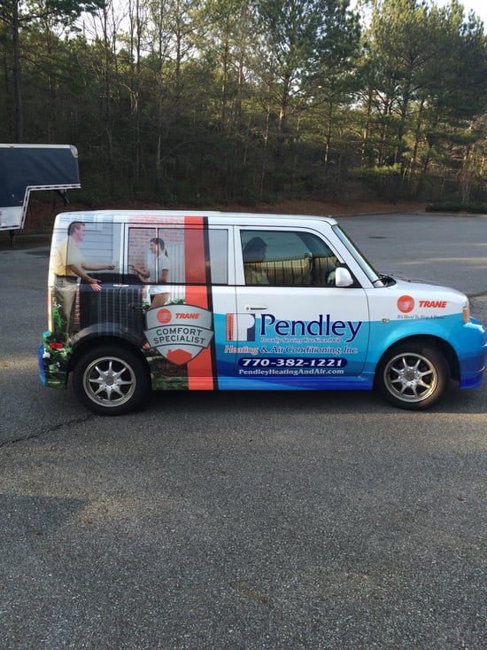 HVAC Company Van Wrap