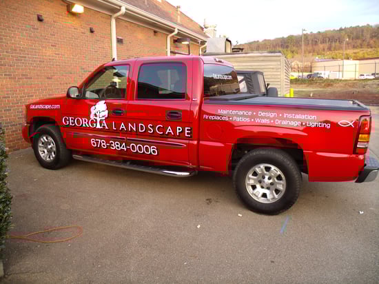 Pick Up Truck Partial Vehicle Wrap