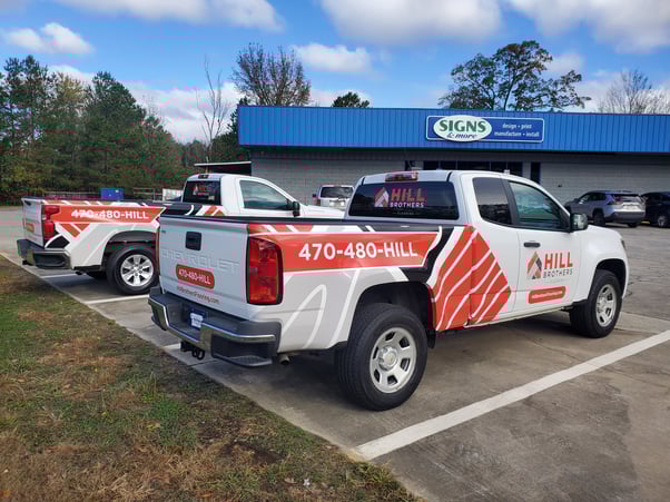 Hill Brothers Flooring Fleet Graphics